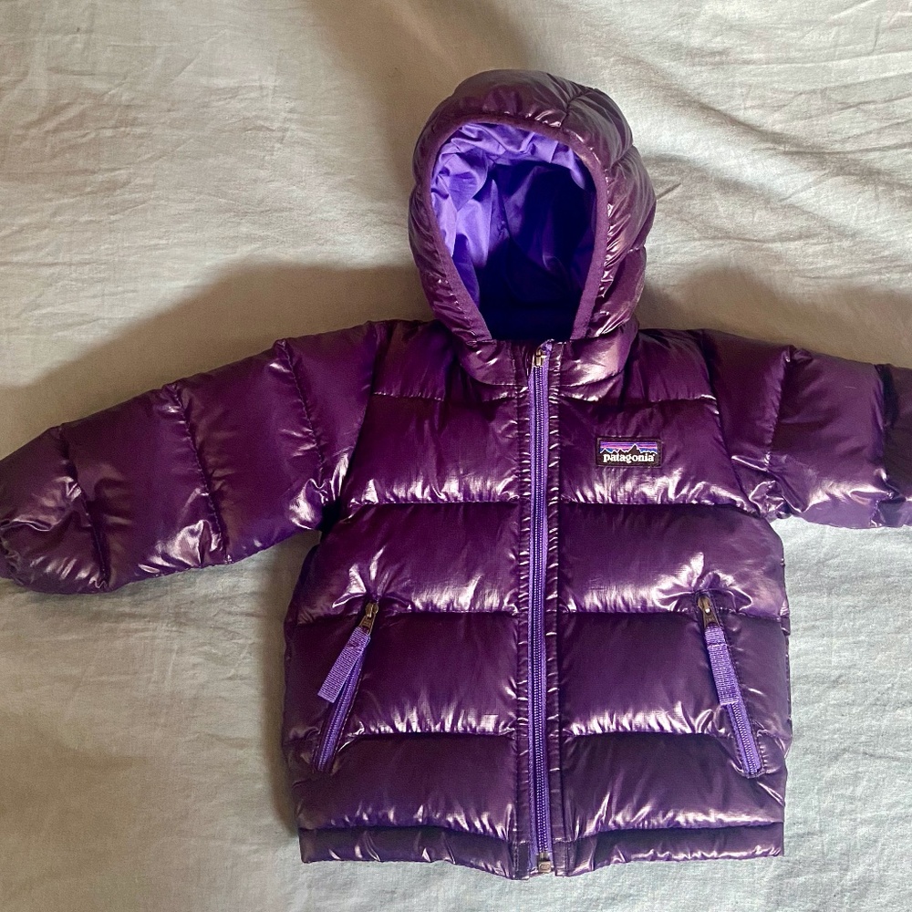 3-6 mo Patagonia Hi-Loft Down Sweater Hoody